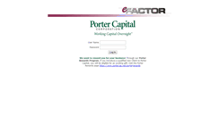 Desktop Screenshot of efactor.portercap.net